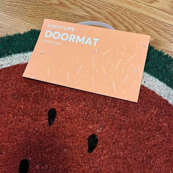 Anthropologie Watermelon Doormat NWT - Picture 3 of 8
